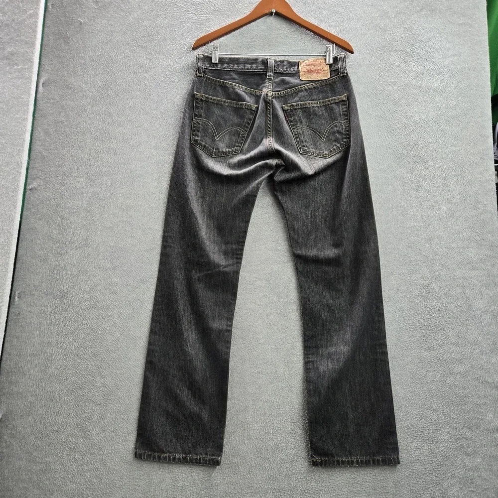 VINTAGE Levi's 501 Men Jeans 31X32 Gray‎ Denim Y2K Original Fit Straight